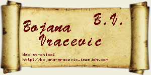 Bojana Vračević vizit kartica